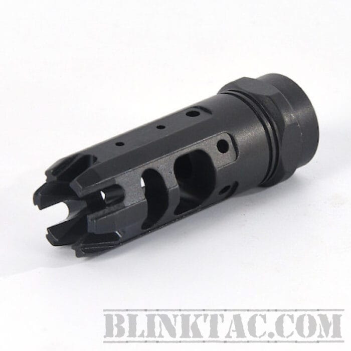 Muzzle Brake Compensator .223 5.56 1/2-28 Pitch Thread CNC Steel Black Oxide AR15 Rifle MB 50