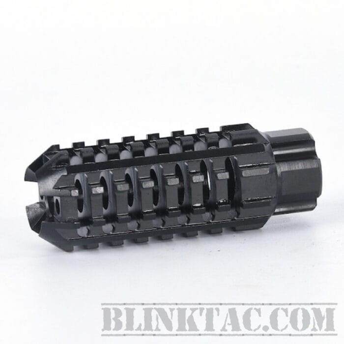 1/2-28 TPI 223 Muzzle Brake Device 5.56MM Competitoion Steel Black Reduce Recoil MB81