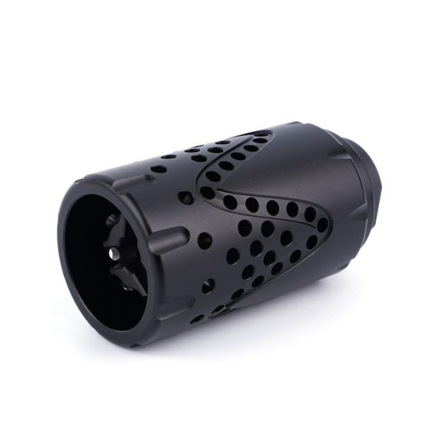 Competition 9mm 1/2-28 Muzzle Brake Stainless With 13/16x16 Sleeve Combo SSN-A1/9SS - Image 8