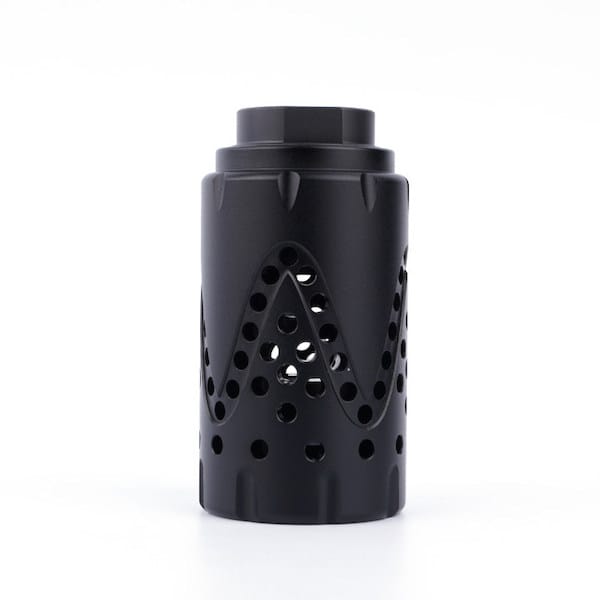 Competition 9mm 1/2-28 Muzzle Brake Stainless With 13/16x16 Sleeve Combo SSN-A1/9SS - Image 5