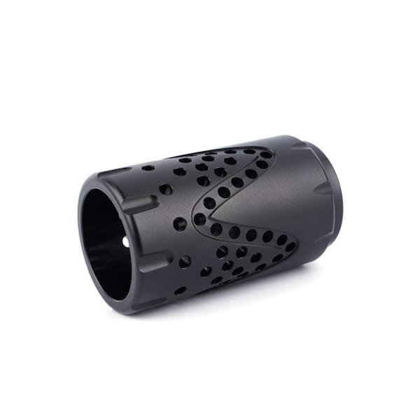 Competition 9mm 1/2-28 Muzzle Brake Stainless With 13/16x16 Sleeve Combo SSN-A1/9SS - Image 9