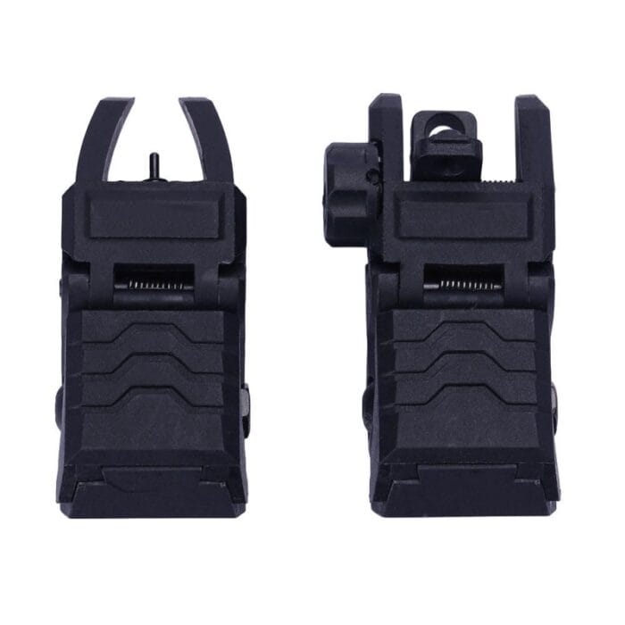 Polymer Flip Up Front And Rear Sight w/ Red And Green Dots