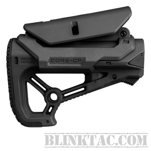 FAB DEF STYLE AR15/M4 CMPCT STK W/CP BLK