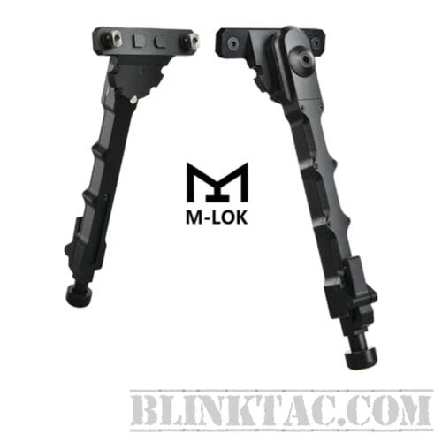 Bipod Black Aluminum Alloy Material High-End Quality V9 Two-Piece Bipod