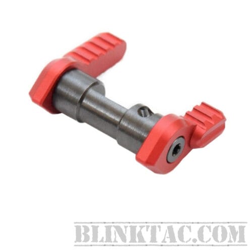 AR15/AR10 Ambidextrous Safety Selector, 45/90 RED