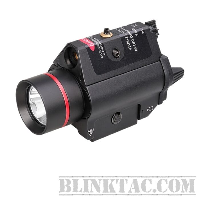 BlinkTac FENCER 1000 Lumens 2in 1 Flashlight Torch LIGHT Red Laser