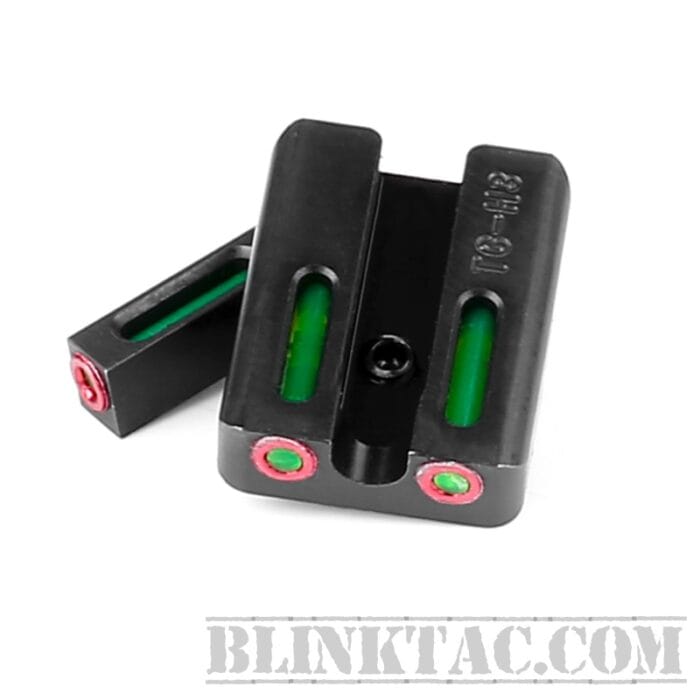 Glock Sights Fiber Optic For Glock 17 19 22 23 24 26 27 33 34 35 38 39 45 Green/Green