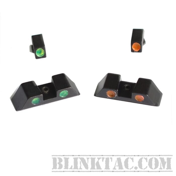 Glock GLOW In The Dark Night Sight Set For Glock 17,19,22,23,24,26,27,33,35,37,38 RED/RED