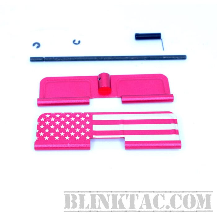 AR15 AMERICAN FLAG EJECTION PORT COVER KIT RED