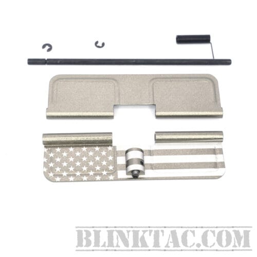 AR15 AMERICAN FLAG EJECTION PORT COVER KIT GOLD