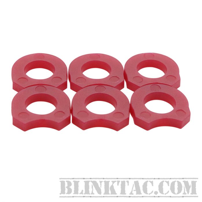 1911 & Ruger Mini 14 Recoil Buffer Pad RED (6 PACKS)