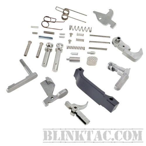 Saltwater Arms Blackfin™ AR15 Stainless Steel Lower Parts Kit—Complete, No Grip