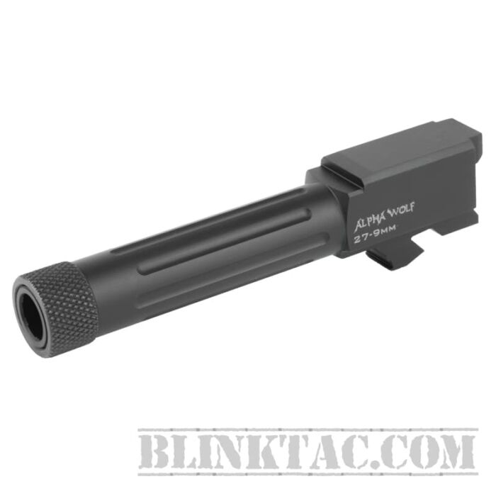Lone Wolf Distributors, AlphaWolf Barrel For For M/27&33 Conversion to 9mm Threaded 1/2 x 28
