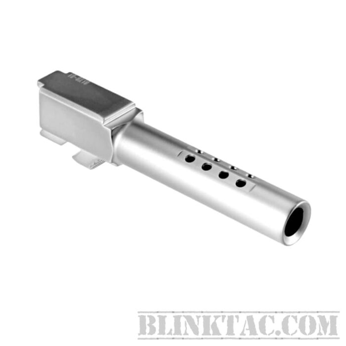 BlinkTac Glock 19 Ported Crown Cut Barrel | 9mm | Gen 3 | Polished