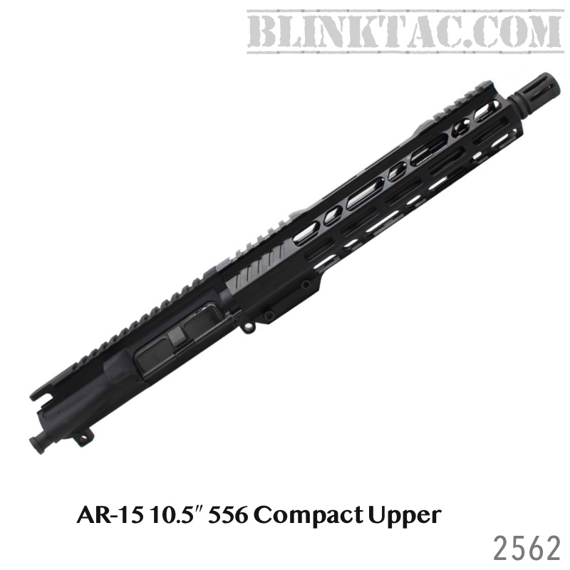 AR-15 Billet 10.5″ 5.56 AR-15 Compact Upper - BlinkTac