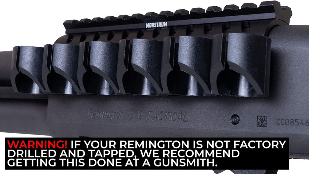 Remington 870 12 Shell Holder Optics Base Mount Shells... Remington 870 ...