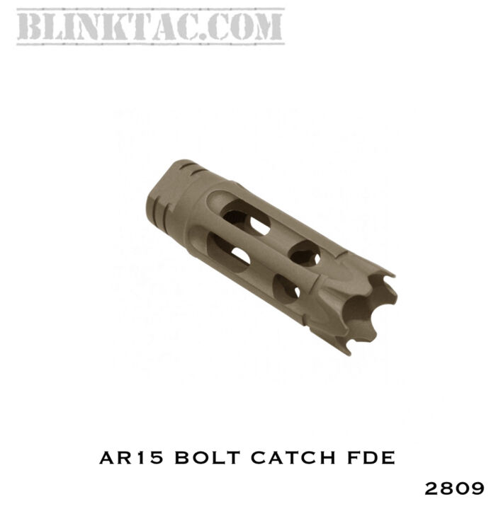 AR-15/.223/5.56 Custom Ported Muzzle Brake - Cerakote FDE - Image 2