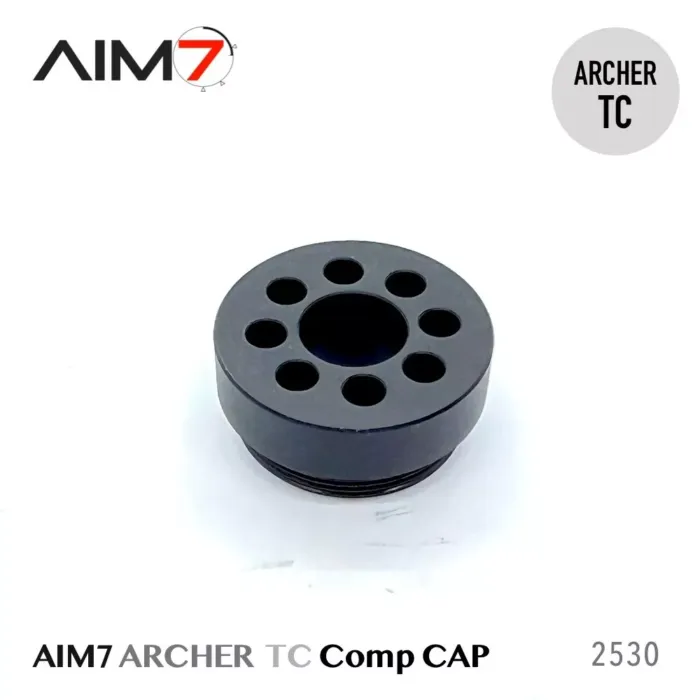 AIM7 ARCHER RVV-C Modular Linear Comp Multi 223, 30CAL, 9mm Black Aluminum Black - Image 10