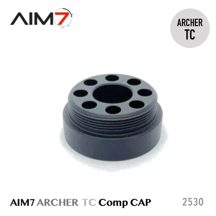 AIM7 ARCHER RVV-C Modular Linear Comp Multi 223, 30CAL, 9mm Black Aluminum Black - Image 11