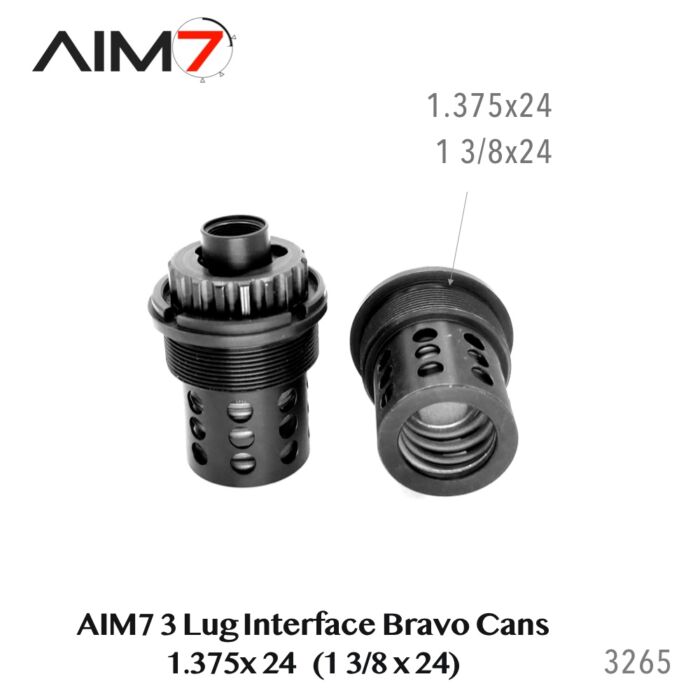 AIM7 TORIKA-B 3-LUG Interface Bravo Can 1 3/8x24 (1.375x24) APC 45 B&T Bushing - Image 4