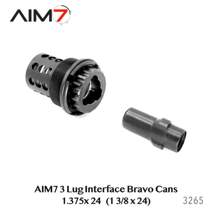 AIM7 TORIKA-B 3-LUG Interface Bravo Can 1 3/8x24 (1.375x24) APC 45 B&T Bushing - Image 5