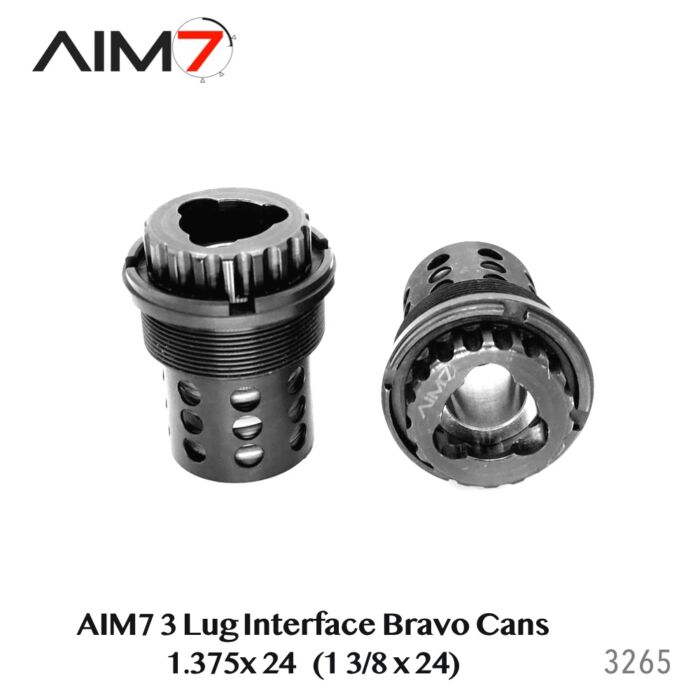 AIM7 TORIKA-B 3-LUG Interface Bravo Can 1 3/8x24 (1.375x24) APC 45 B&T Bushing