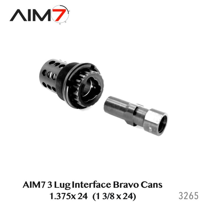 AIM7 TORIKA-B 3-LUG Interface Bravo Can 1 3/8x24 (1.375x24) APC 45 B&T Bushing - Image 10