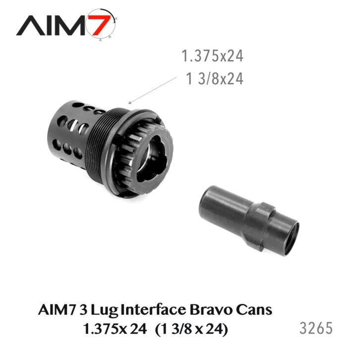 AIM7 TORIKA-B 3-LUG Interface Bravo Can 1 3/8x24 (1.375x24) APC 45 B&T Bushing - Image 3