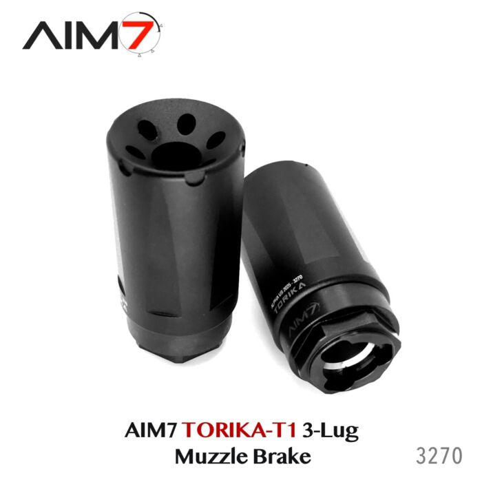 Aim7 TORIKA-T1 Muzzle Brake with 3-Lug Interface - Image 6