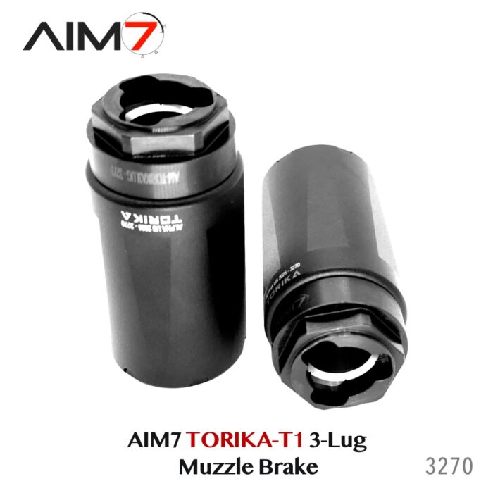 Aim7 TORIKA-T1 Muzzle Brake with 3-Lug Interface - Image 4