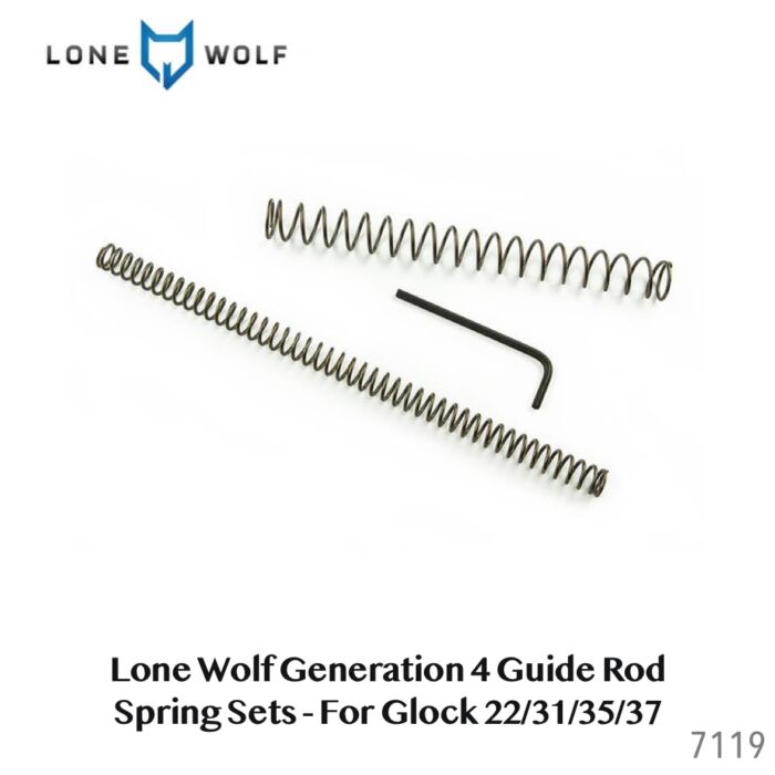 Lone Wolf Generation 4 Guide Rod Spring Sets - For Glock 22/31/35/37