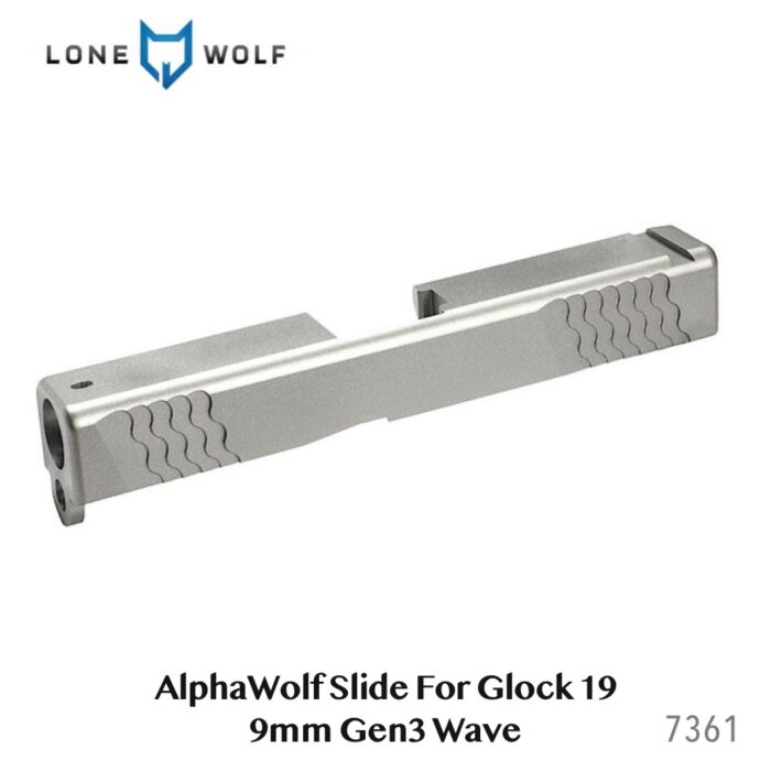 AlphaWolf Slide For Glock 19 9mm Gen3 Wave