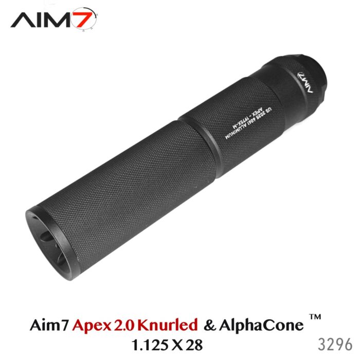 AIM7 APEX 2.0 Knurled Modular Comp With AlphaCone 556/308/9mm/45ACP/30CAL - Image 4