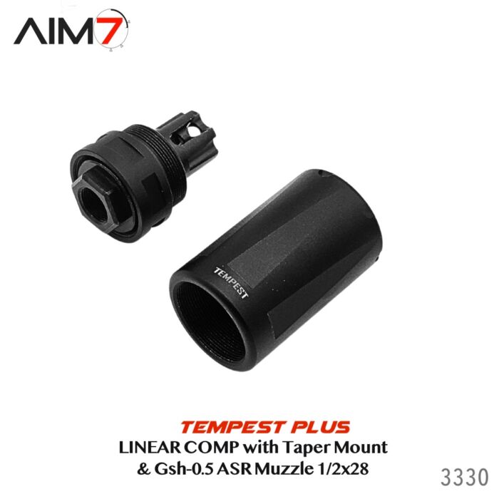 Aim7 Tempest Plus Taper ASR & Gsh-0.5 Linear Muzzle Compensator 556/223/22 - Image 9