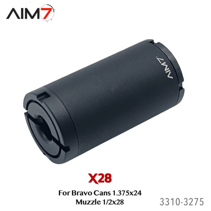 Aim7 X28-MAGIK LIGHT Muzzle 1/2x28 For Bravo Tubes