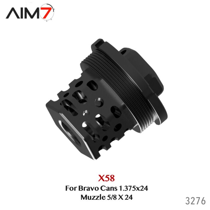 Aim7 X58 Muzzle 5/8x24 For Bravo Tubes 1.375"x24 - Image 13