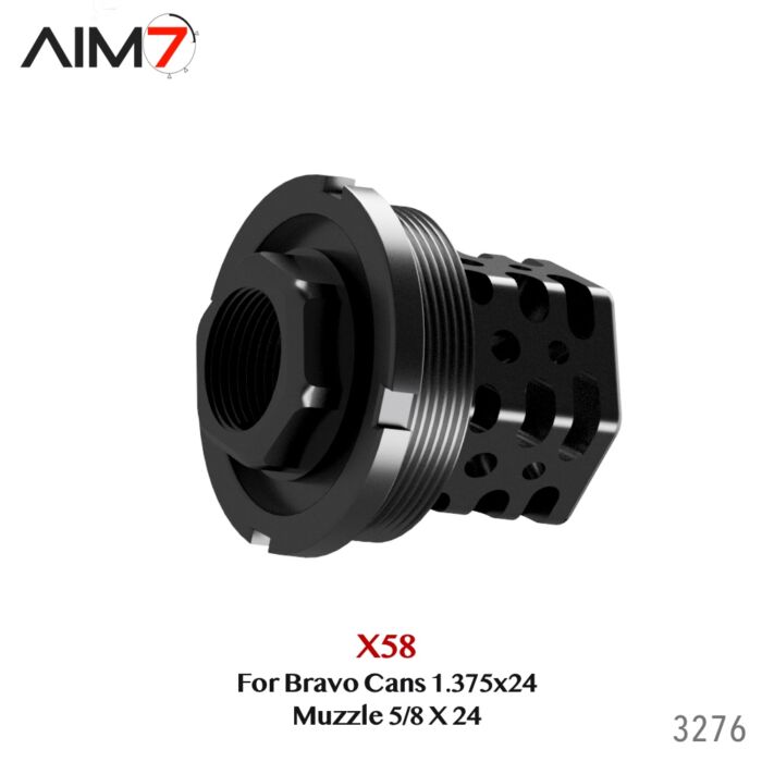 Aim7 X58 Muzzle 5/8x24 For Bravo Tubes 1.375"x24 - Image 12