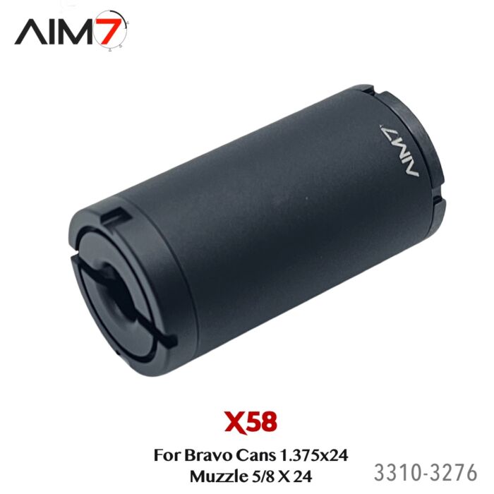 Aim7 X28-MAGIK LIGHT Muzzle 1/2x28 For Bravo Tubes - Image 2