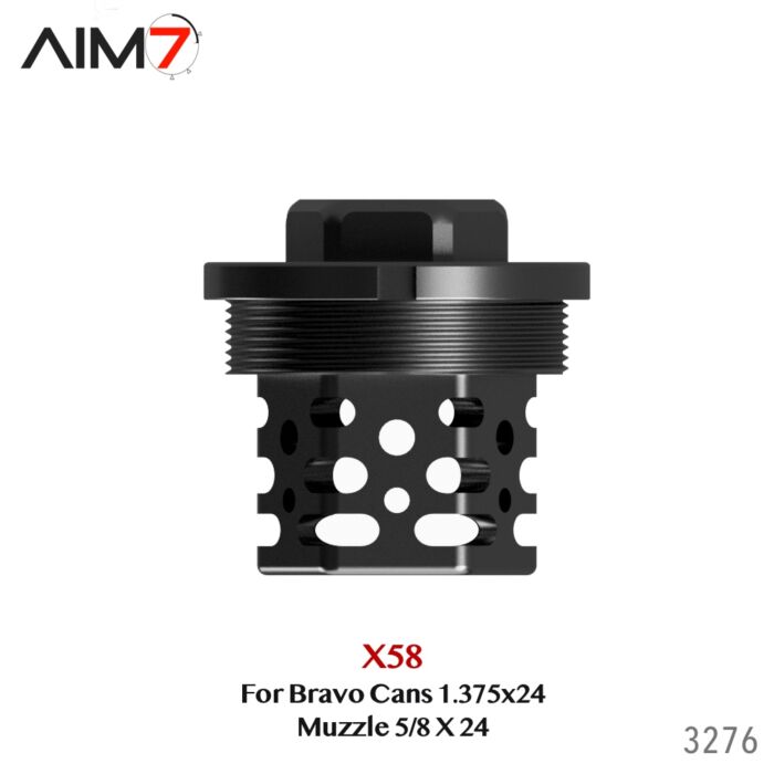 Aim7 X58 Muzzle 5/8x24 For Bravo Tubes 1.375"x24 - Image 11