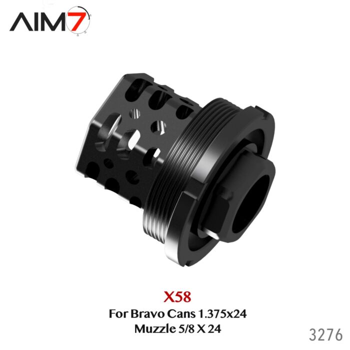 Aim7 X58 Muzzle 5/8x24 For Bravo Tubes 1.375"x24 - Image 10
