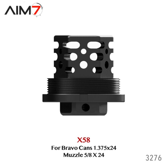 Aim7 X58 Muzzle 5/8x24 For Bravo Tubes 1.375"x24 - Image 9