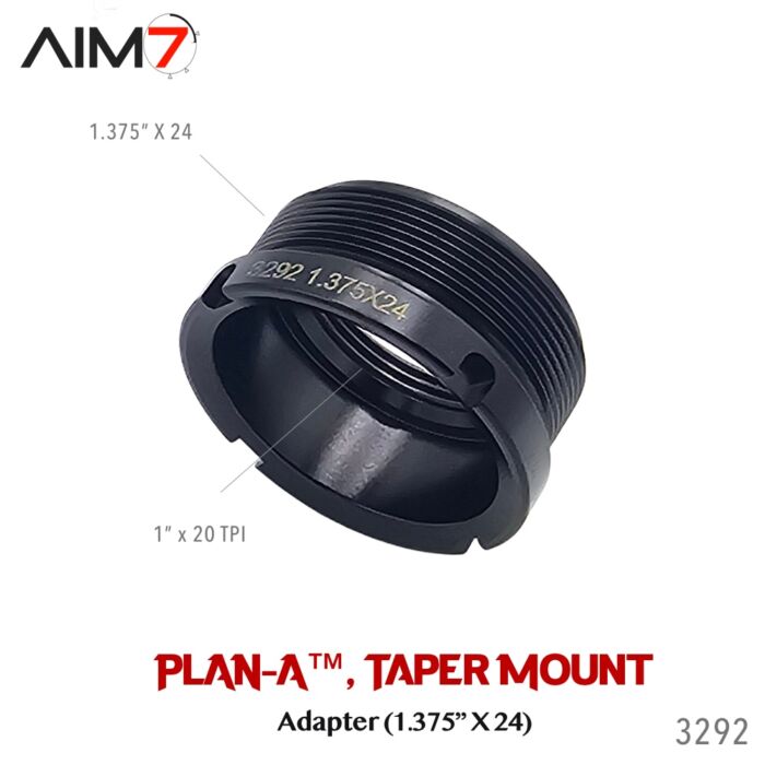 Aim7 MAGIK PLAN-A taper mount (1.375"x24) with 1"x20 - Image 7