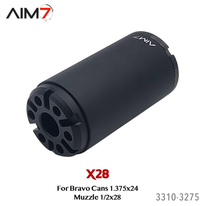 Aim7 X28-MAGIK ULTRA Muzzle 1/2x28 For Bravo Tubes