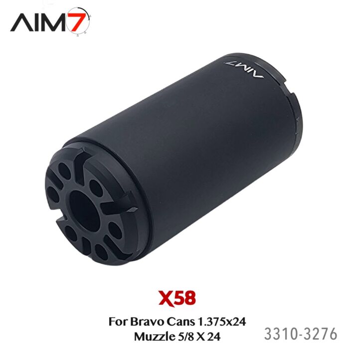 Aim7 X58-MATRA LIGHT Muzzle 5/8x24 For Bravo Tubes - Image 2