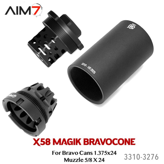 Aim7 X58-MAGIK Muzzle 5/8×24 For Bravo Tubes - Image 3