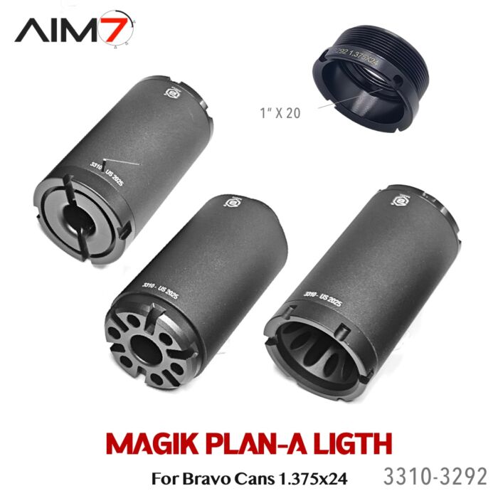 Aim7 MAGIK PLAN-A taper mount (1.375"x24) with 1"x20
