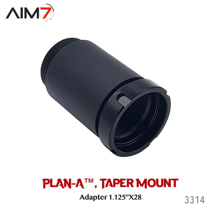 Aim7 PLAN-A Short Taper Mount Hub Adapter (1.125" X 28) - Image 3