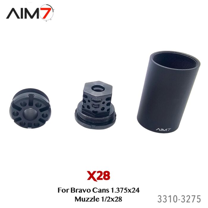 Aim7 X28-MAGIK ULTRA Muzzle 1/2x28 For Bravo Tubes - Image 20