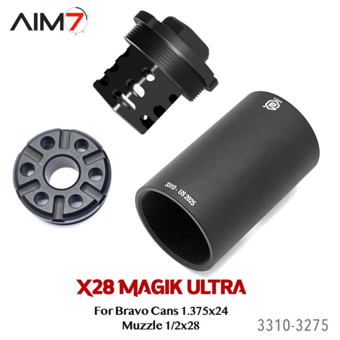 Aim7 X28-MAGIK Muzzle 1/2×28 For Bravo Tubes - Image 5