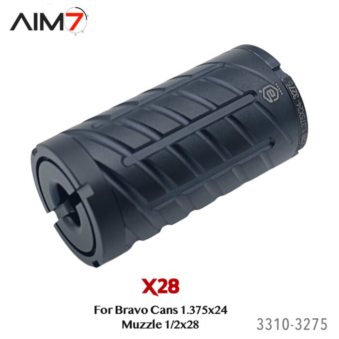 Aim7 X28-MATRA LIGHT Muzzle 1/2x28 For Bravo Tubes